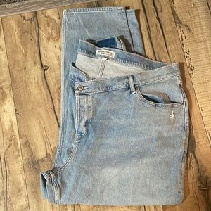 Abercrombie & Fitch the dad high rise (curve love) denim